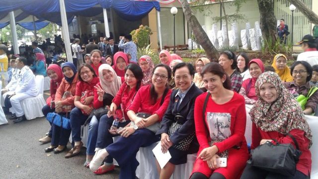 Drumband GWPB - Gita Widya Pemuda Bangsa tampil di Ultah Kota Depok Ke-17