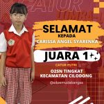 Carissa Juara Catur Putri SD Pemuda Bangsa