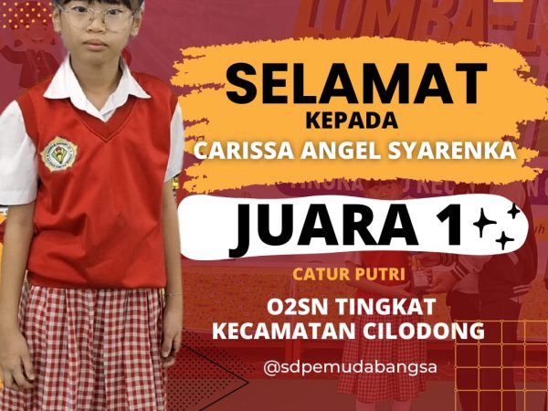 SD Pemuda Bangsa Juara 1 Lomba Catur