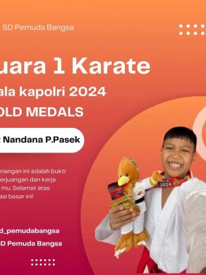 Juara 1 Karate Piala Kapolri