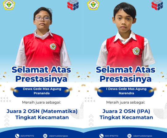 Juara II Lomba OSN Kecamatan Th 2026